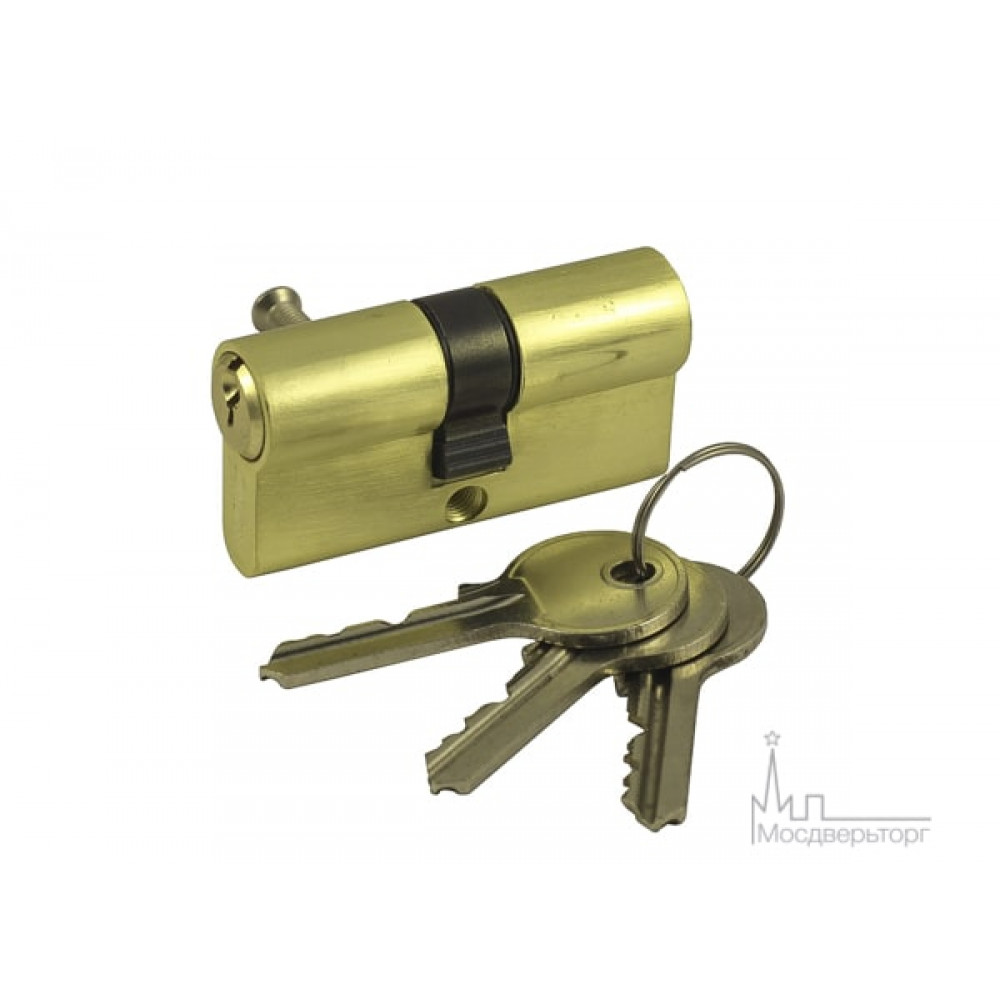Цилиндр ключ-ключ V60-5 SB золото