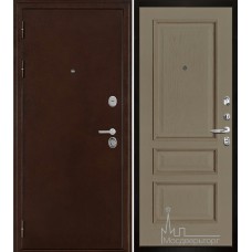 Дверь входная металлическая Феникс медный антик панель Вена нефрит тон 2 натуральный шпон
