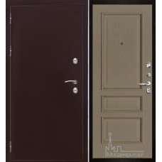 Дверь входная металлическая Термо-3 медный антик панель Вена нефрит тон 2 натуральный шпон