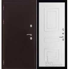 Дверь входная металлическая Термо-3 медный антик панель 62001 серена белый