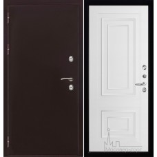 Дверь входная металлическая Термо-3 медный антик панель 62002 серена белый