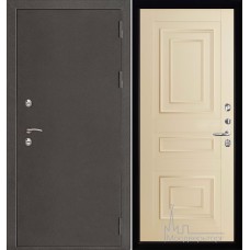 Дверь входная металлическая Термо-3 темное серебро панель 62001 серена керамик