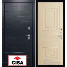 Дверь входная металлическая Сенатор плюс, панель 62001 серена керамик с замком “Cisa”