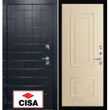 Дверь входная металлическая Сенатор плюс, панель 62002 серена керамик с замком “Cisa”