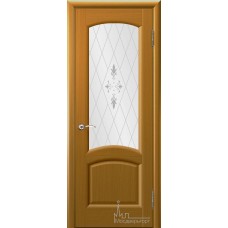 Межкомнатная дверь Лаура дуб Capri стекло 